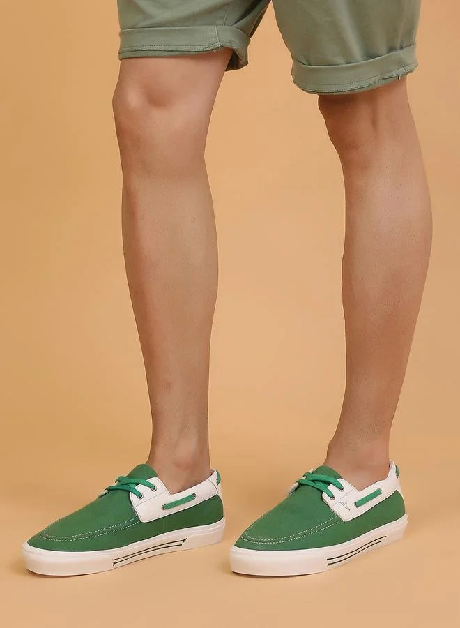 يوهو حذاء بوت كانفاس منخفض